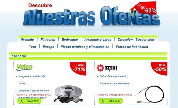 Ofertas Oscaro
